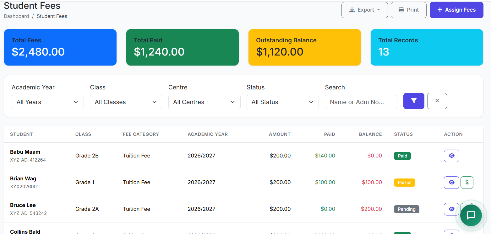 Part 30: Student Fees Guide in SSMS